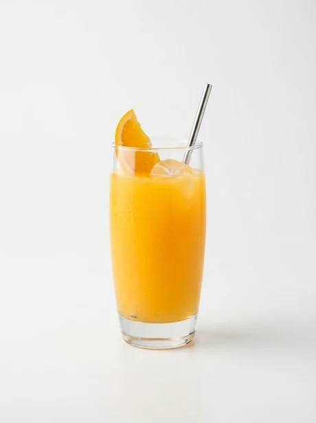Flasche Orangenlimonade
