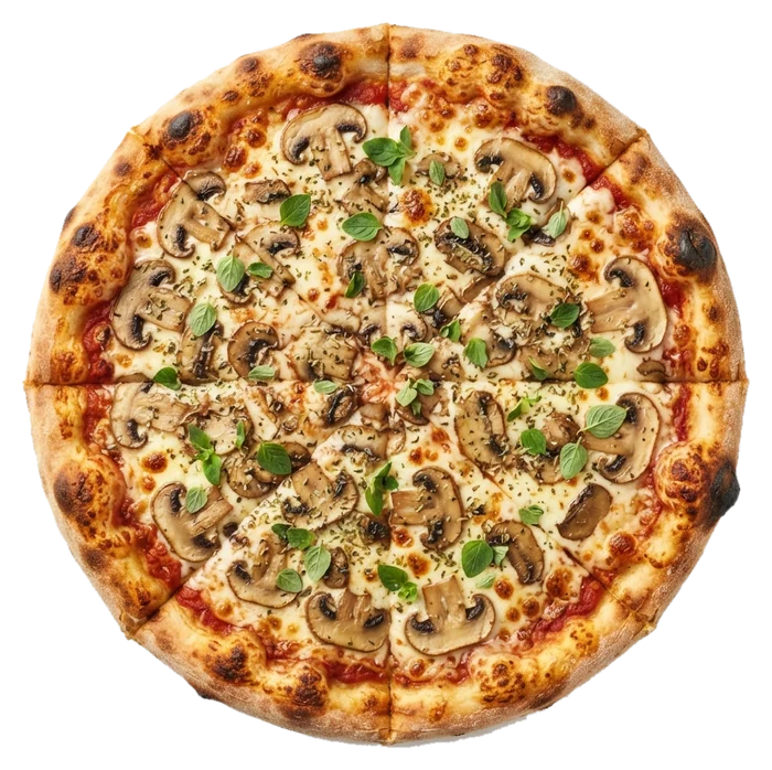 Pizza Funghi mit Champignons