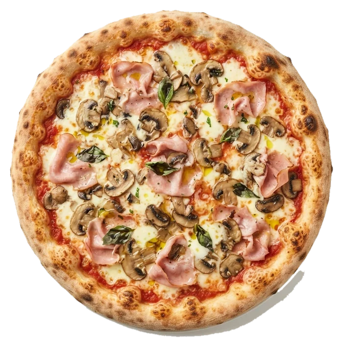 Pizza Prosciutto e Funghi